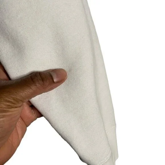 Abercrombie & Fitch Off-White Pride Love Flip Sequin Sweatshirt Hoodie - Picture 11 of 13